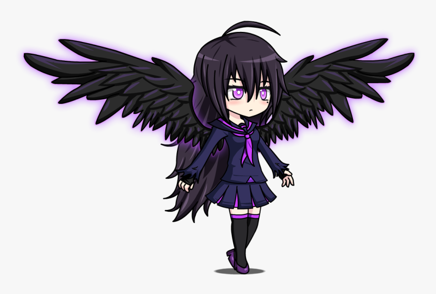 Transparent Anime Angel Png - Anime Gacha Night Angel, Png Download, Free Download