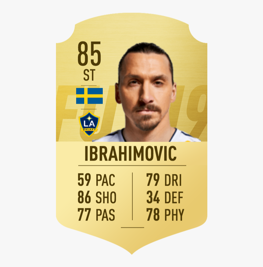 Zlatan Ibrahimovic Fifa 19, HD Png Download, Free Download