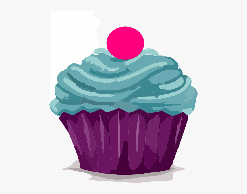 Cupcake Clipart Purple - Cupcakes Clip Art Png, Transparent Png, Free Download