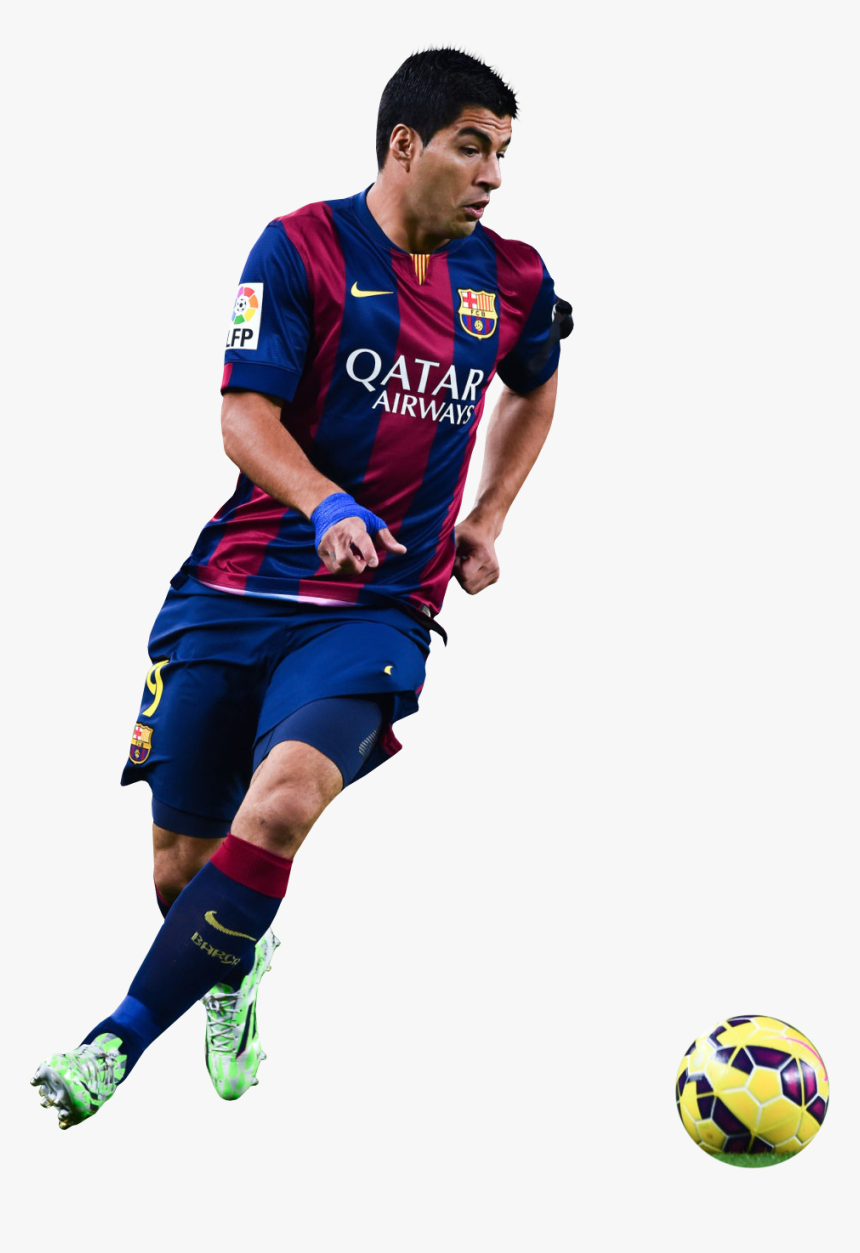 Luis Suarez 2017 With A Ball Png Clipart Image - Suarez 2017 Png, Transparent Png, Free Download