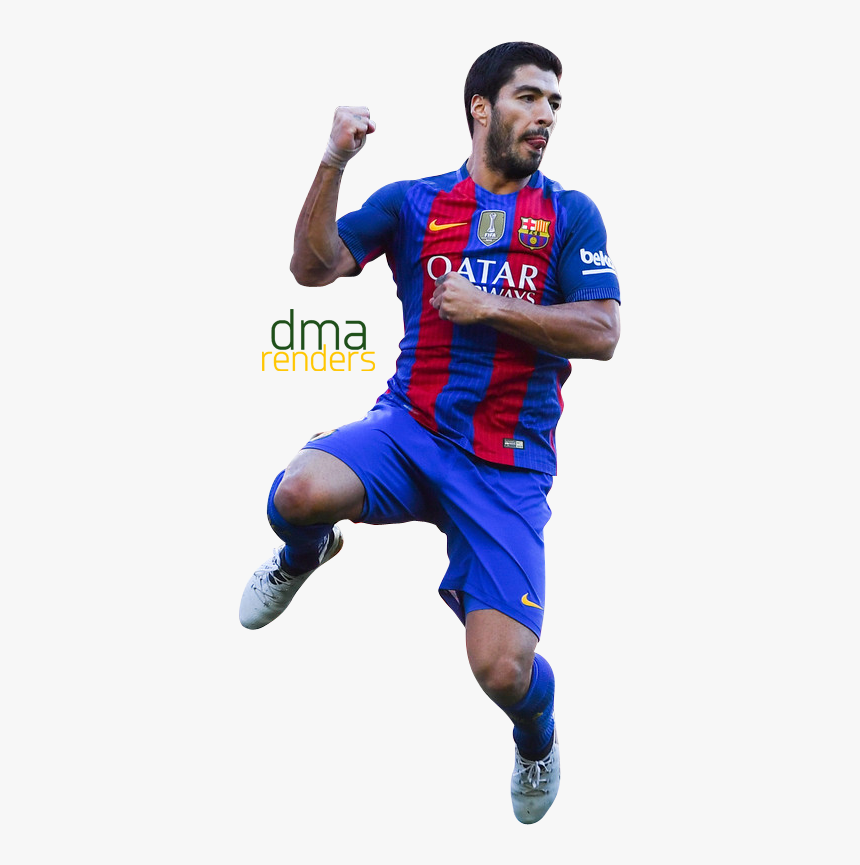 Football Player,player,team Sport,soccer Player,ball - Luis Suarez 2017 Png, Transparent Png, Free Download