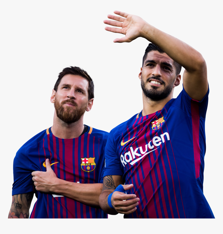 Transparent Luis Suarez Png - Messi And Luis Suarez, Png Download, Free Download