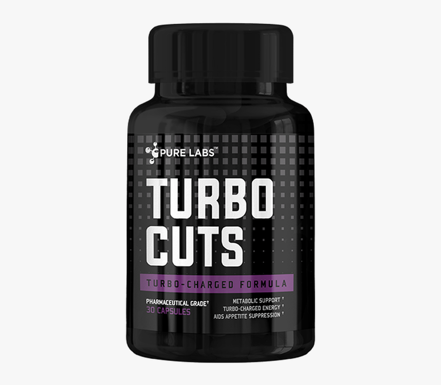Pure Labs Turbo Cuts - Bottle, HD Png Download, Free Download