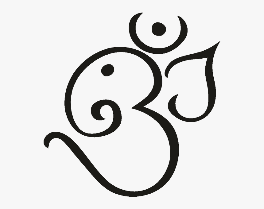 Ganesha Om Tattoo Hinduism Symbol - Om With Ganesh Tattoo Design, HD Png Download, Free Download