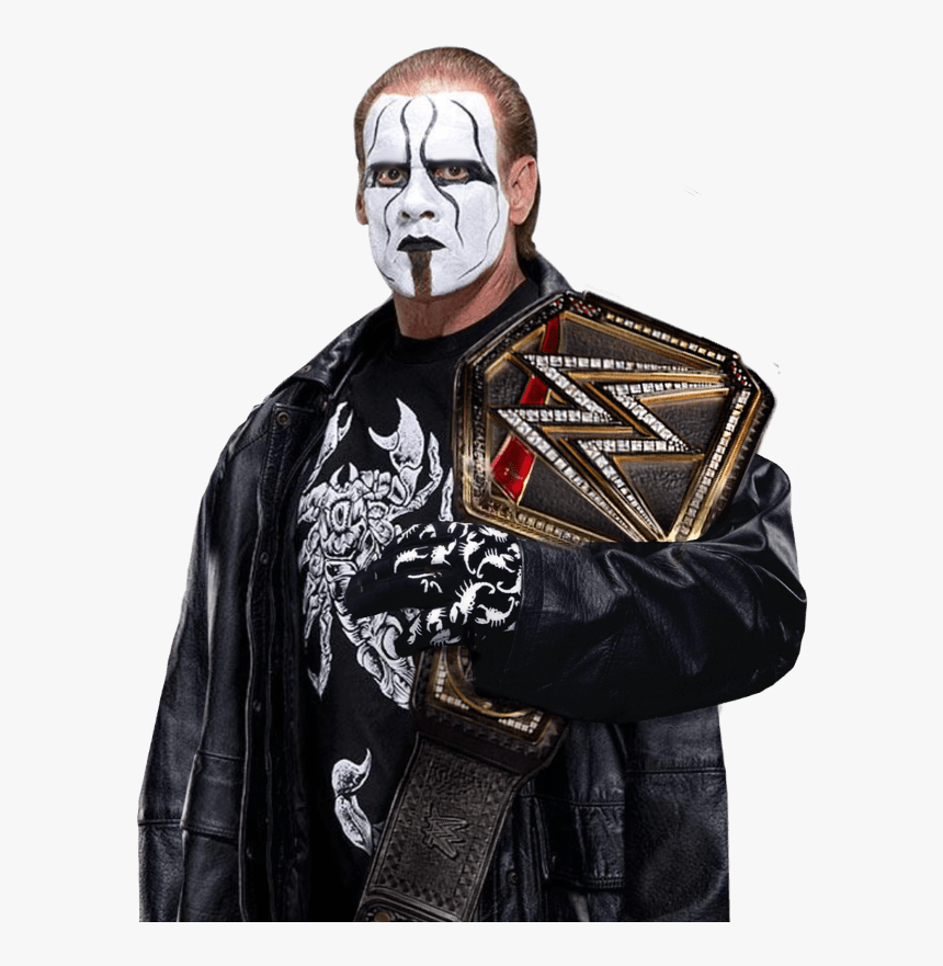 Sting With Belt - Wwe Sting Baseball Bat, HD Png Download, Free Download