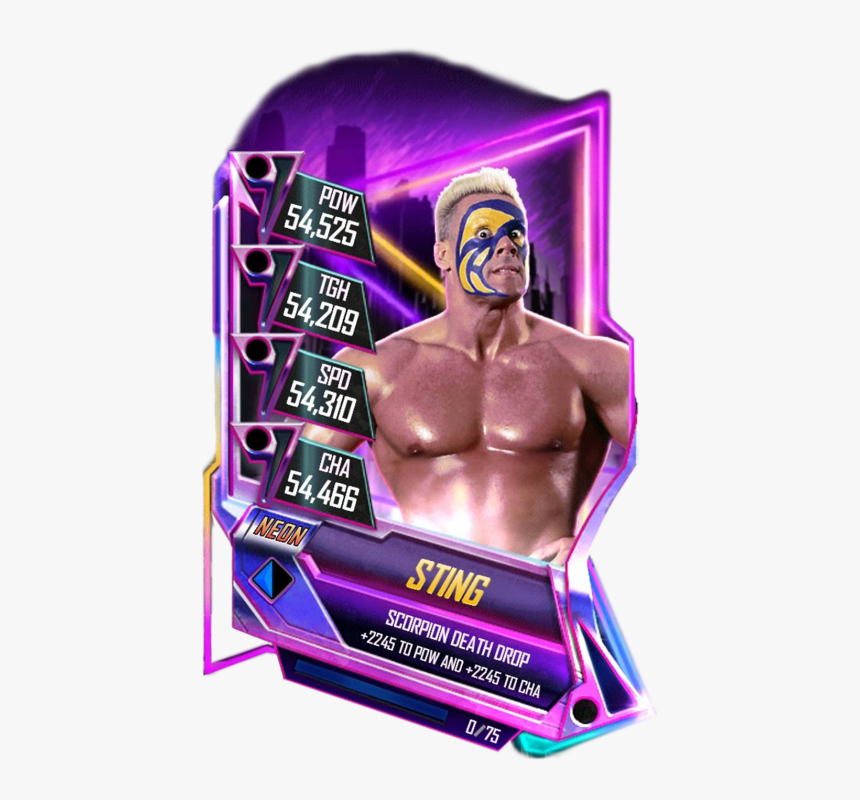 Neon Cards Wwe Supercard, HD Png Download, Free Download