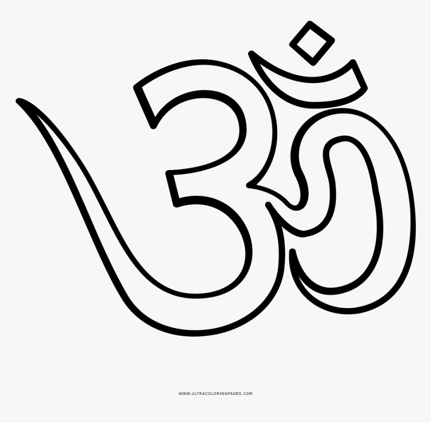 Hinduism Coloring Page - Imagenes Del Hinduismo Para Colorear, HD Png Download, Free Download