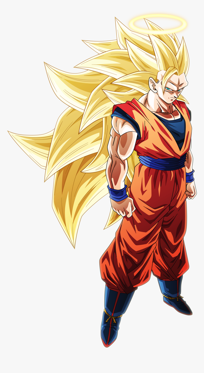 Download Super Saiyan 3 Goku Png Clip Royalty Free - Goku Super Saiyan 3, Transparent Png, Free Download