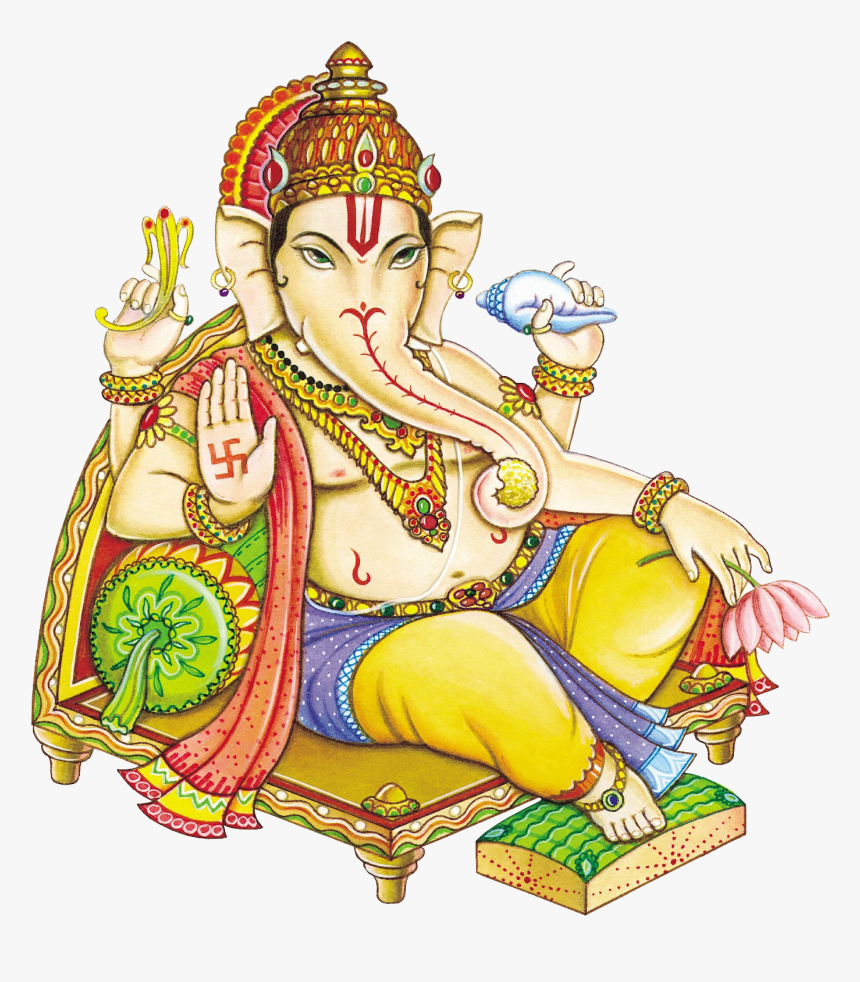 God Clipart Hinduism - Ganesh Chaturthi Images White Background, HD Png Download, Free Download