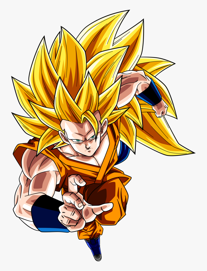 Super Saiyan 3 Goku By Rayzorblade189 On - Dragon Ball Super Saiyan 3 Goku, HD Png Download, Free Download