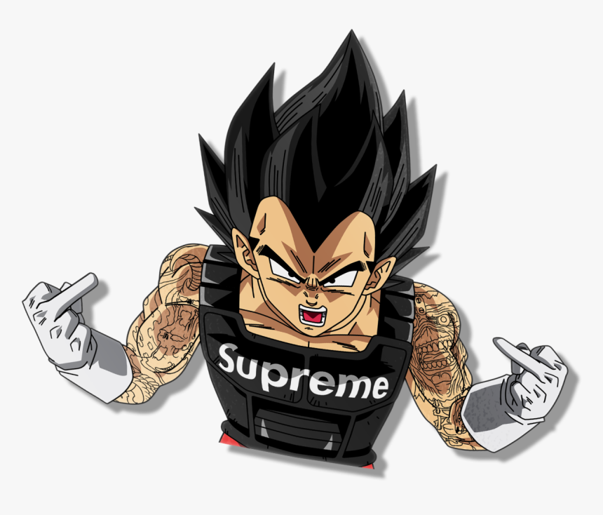 Image Of Supreme Saiyan - Supreme Cartoon Png, Transparent Png, Free Download