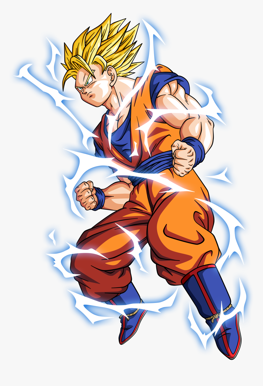 Goku Super Saiyan 2 By Bardocksonic-d73adde - Dragon Ball Goku Super Saiyan 2, HD Png Download, Free Download