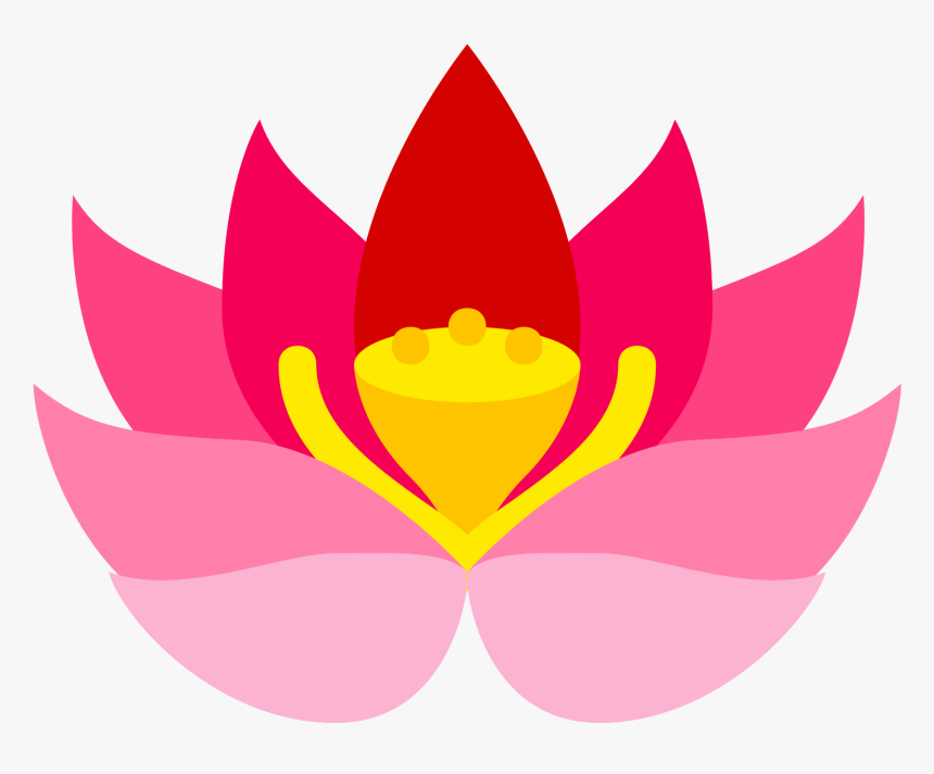 Lotus Flower Vector Free Download - Lotus Flower Vector Hd, HD Png Download, Free Download