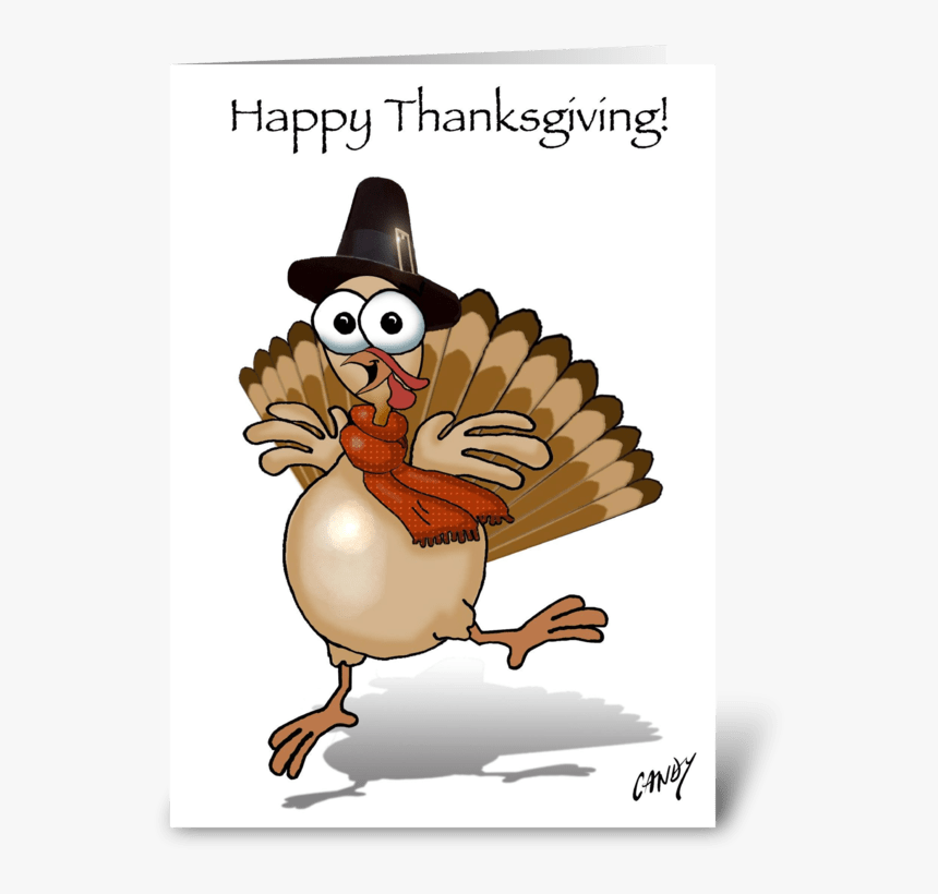 Happy Thanksgiving Turkey Greeting Card - Happy Birthday You Turkey, HD Png Download, Free Download