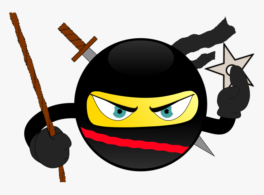 Ninja Smiley Japan Free Picture - Ninja Smiley, HD Png Download, Free Download