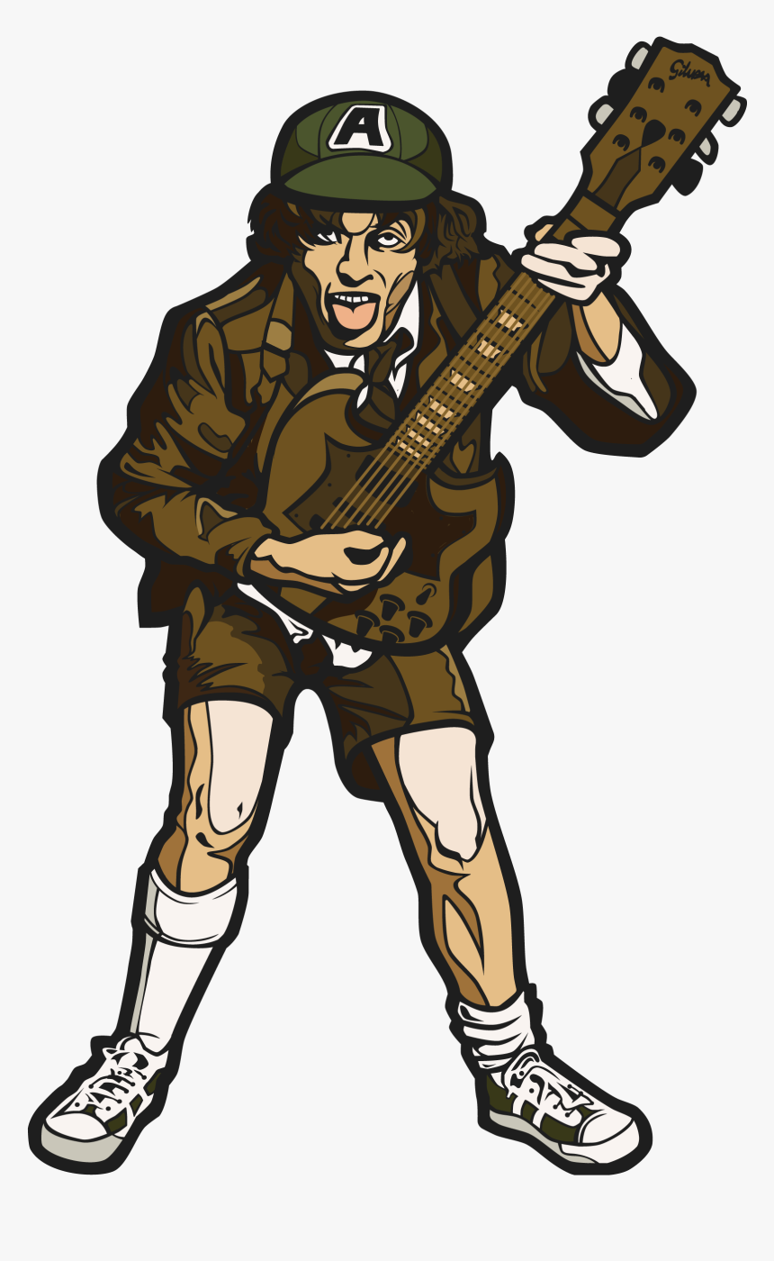 Transparent Ac Dc Png - Angus Young High Voltage, Png Download, Free Download