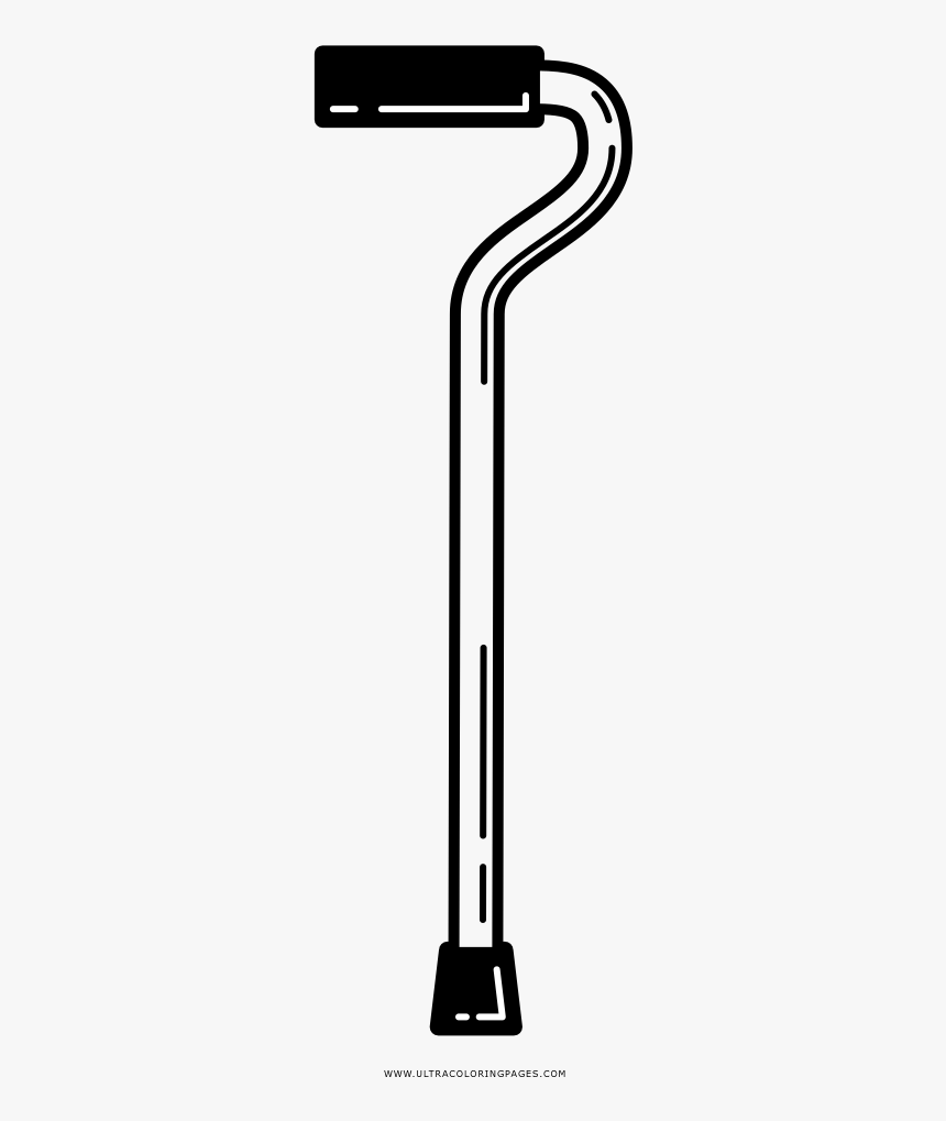 Walking Stick Coloring Page - Walking Stick * .png, Transparent Png, Free Download