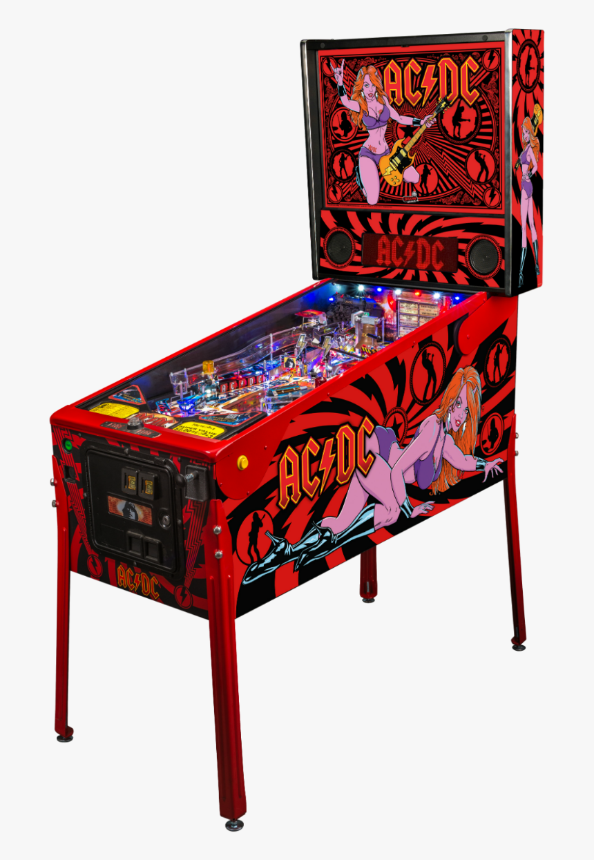 Acdc Luci Pinball Machine, HD Png Download, Free Download