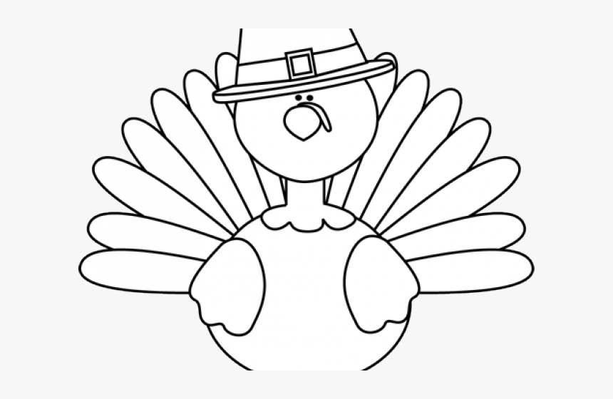 Thanksgiving Hat Cliparts - Thanksgiving Label A Turkey, HD Png Download, Free Download