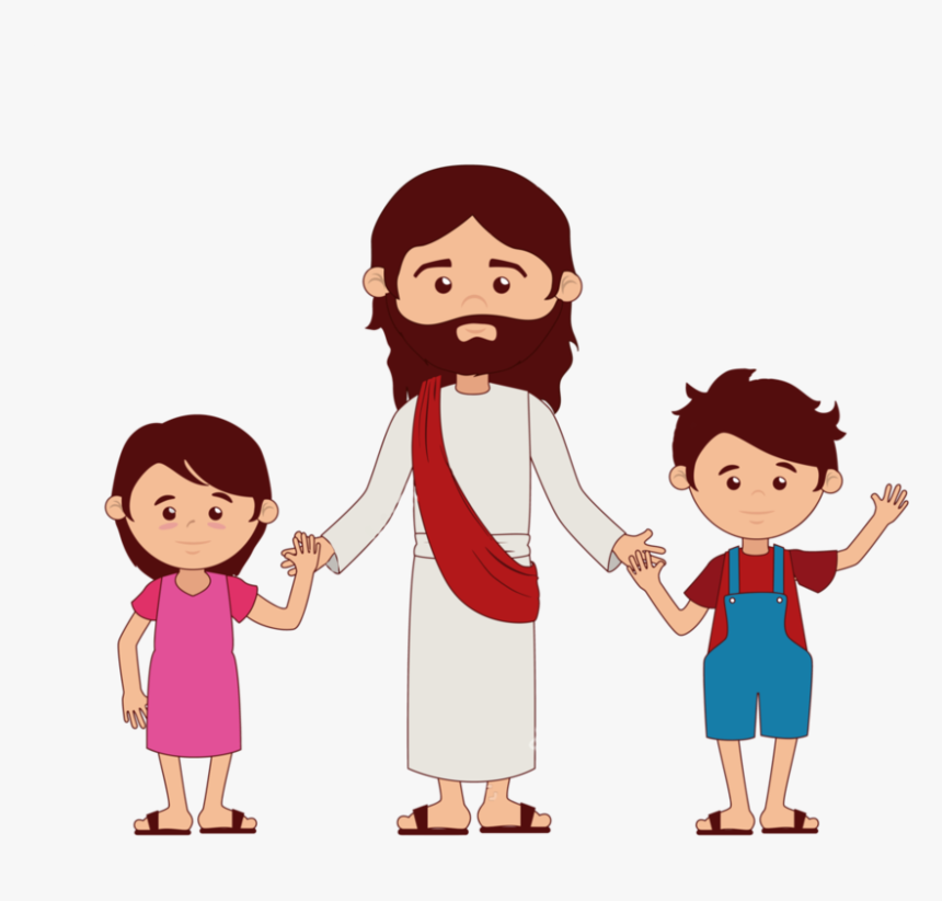 Jesus Holding Hands Clipart, HD Png Download, Free Download