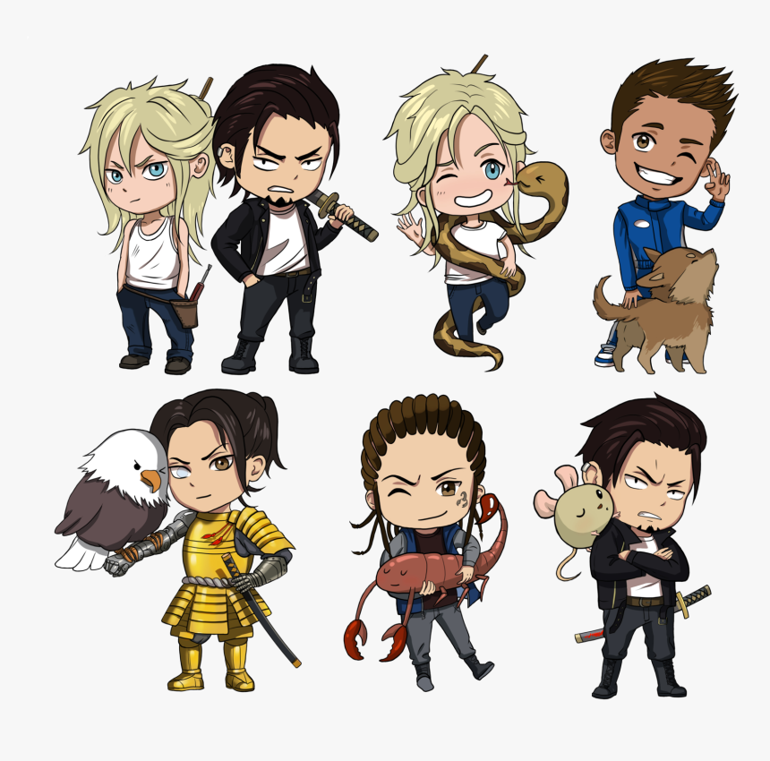 Orochi Chibi Magnets - Yaoi Chibi, HD Png Download, Free Download