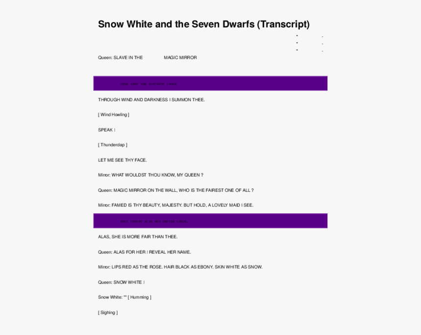 Snow White Mirror Png, Transparent Png, Free Download