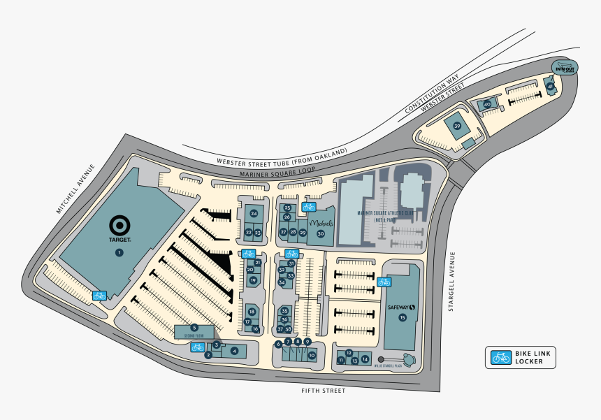 Alameda Landing Map, HD Png Download, Free Download