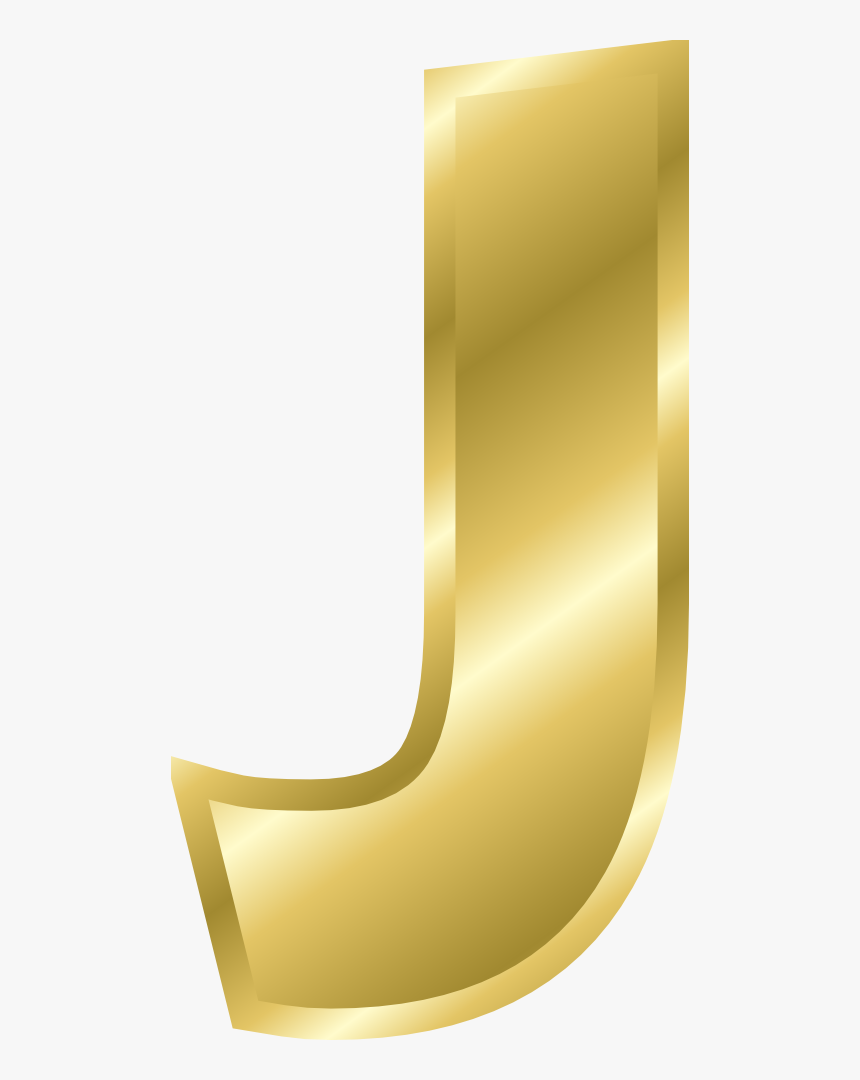 Effect Letters Alphabet Gold - Gold Alphabet Letters J, HD Png Download, Free Download
