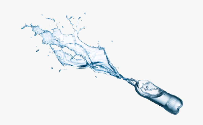 Water Bottle Splash Png, Picture - Fresh Water Bottle Png, Transparent Png, Free Download