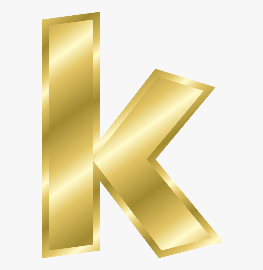 Effect Letters Alphabet Gold - Alphabet Letters In Gold, HD Png Download, Free Download
