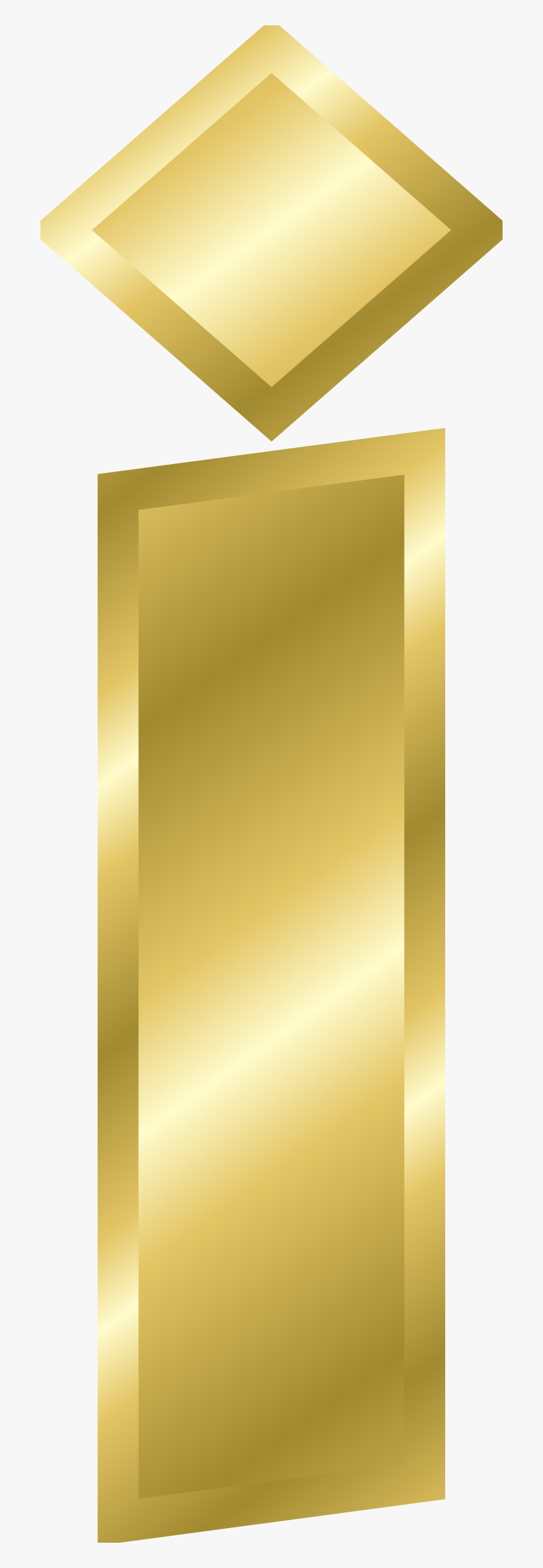 Clip Art I Erkal Jonathandedecker Com - Gold Letter I Png, Transparent Png, Free Download