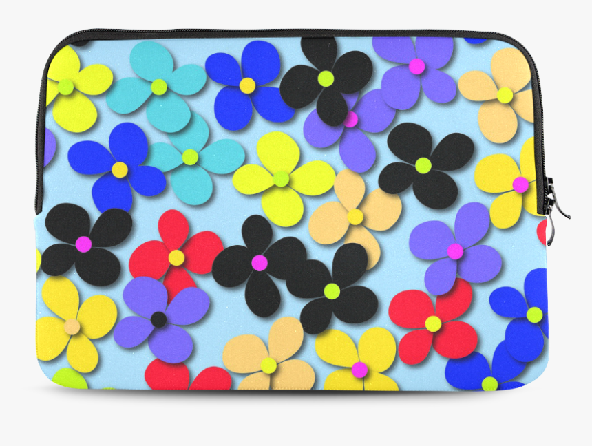 Hippie Trippy Love Peace Flowers Macbook Air 13" - Circle, HD Png Download, Free Download