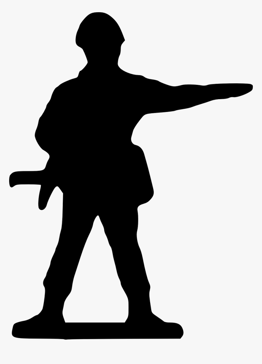 Toy Soldier Silhouette Clip Art - Toy Soldiers Silhouette, HD Png Download, Free Download