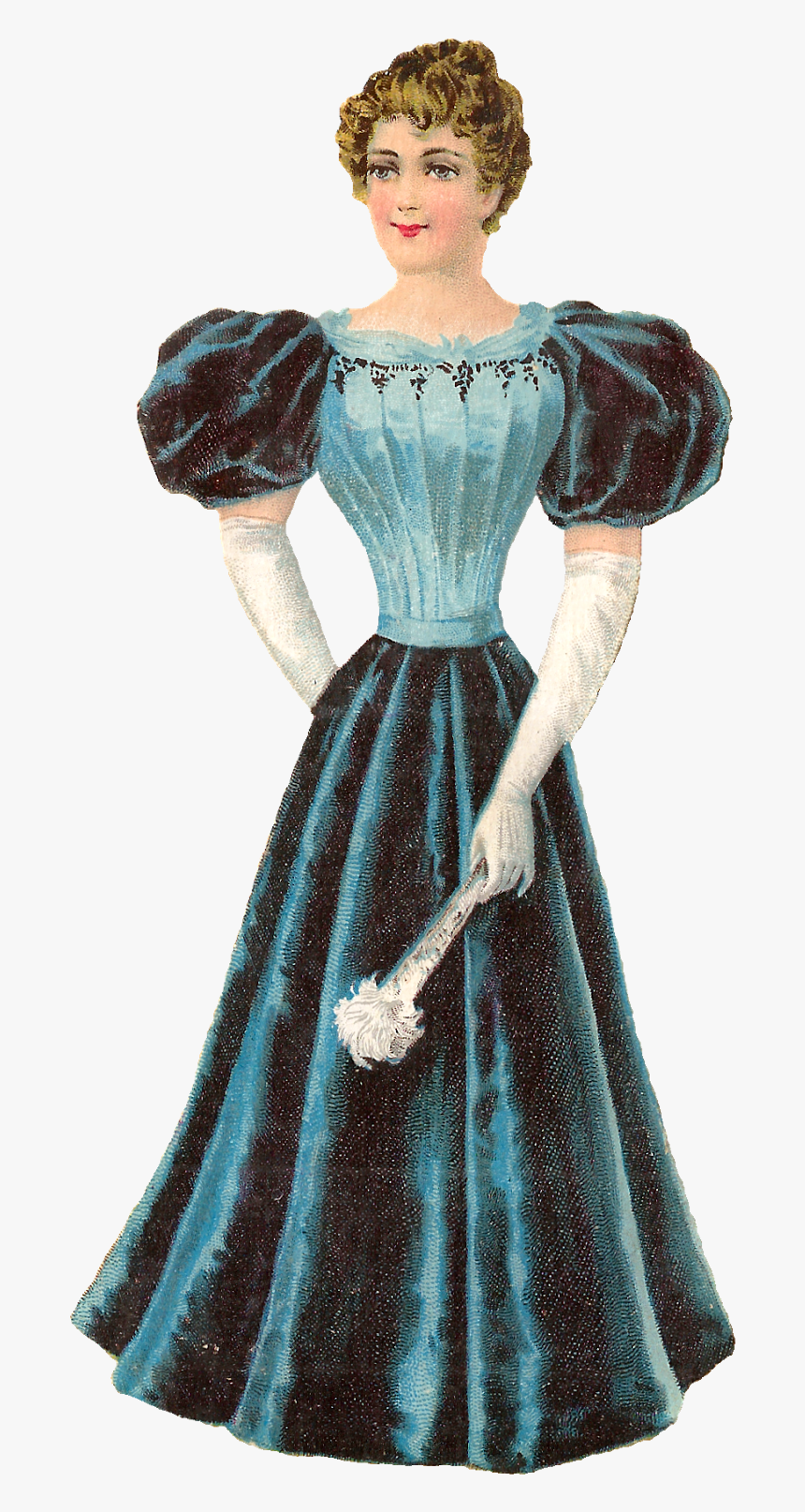 Victorian Woman Clipart , Png Download - Victorian Era Women Dresses, Transparent Png, Free Download