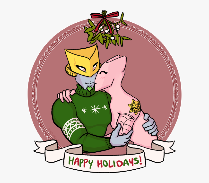 “hey @topazrogue, I Was Your Secret Santa This Year - Jjba Killer Queen X The World, HD Png Download, Free Download