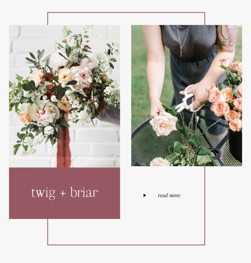 Twig And Briar About Section Final - Bouquet, HD Png Download, Free Download