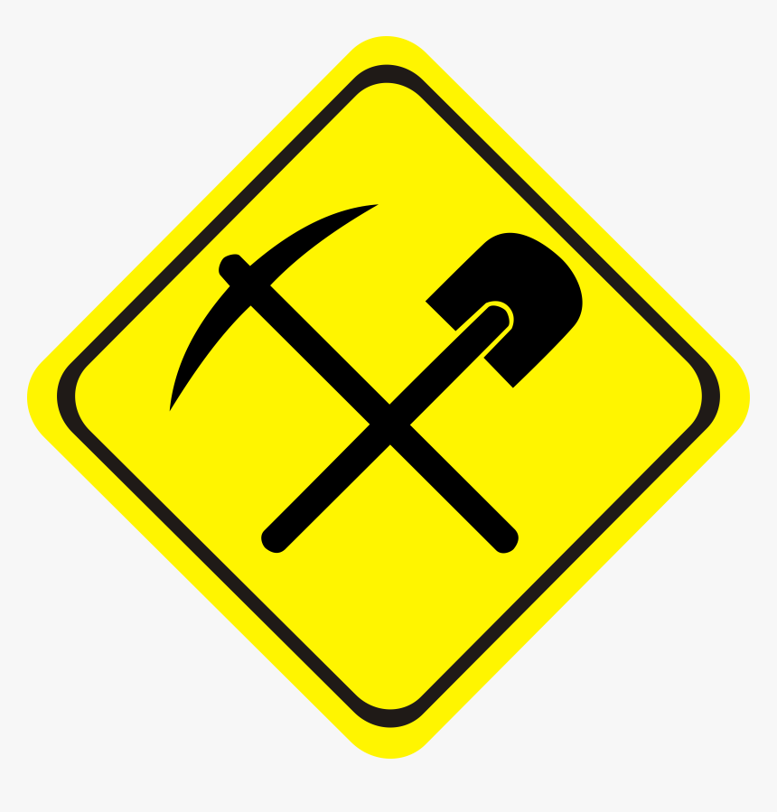 Transparent Dead End Sign Png - Mining Sign, Png Download, Free Download