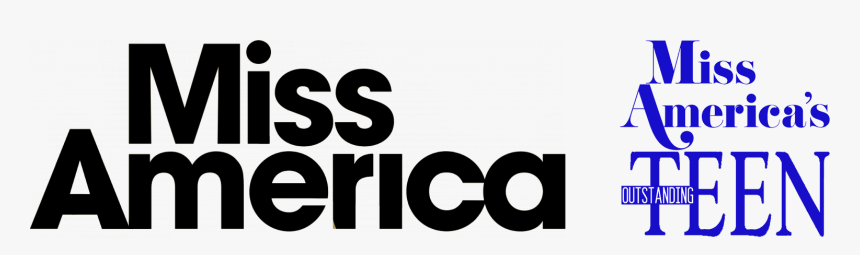 Miss America Logo Combined Tall New - Miss America, HD Png Download, Free Download