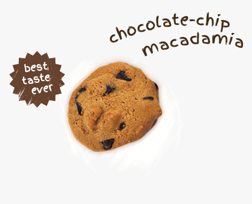 Choc-chip Macadamia Cookies, With Will Surely Impress - Chocolate Chip Cookie, HD Png Download, Free Download