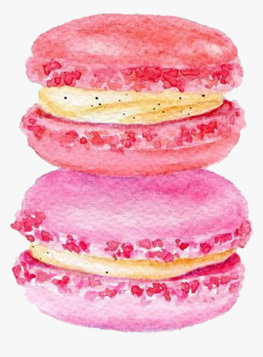 Watercolor Macaron Clip Art, HD Png Download, Free Download
