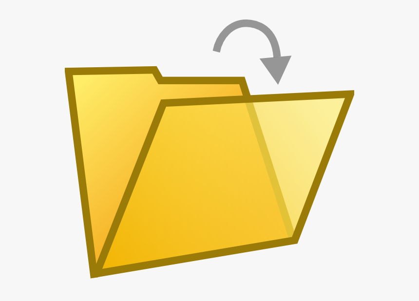 Open Folder Document Svg Clip Arts - Open Document Clip Art, HD Png Download, Free Download
