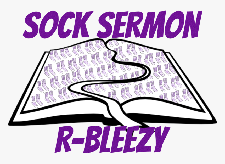 Sock Sermon Clipart , Png Download - Open Book Clip Art, Transparent Png, Free Download