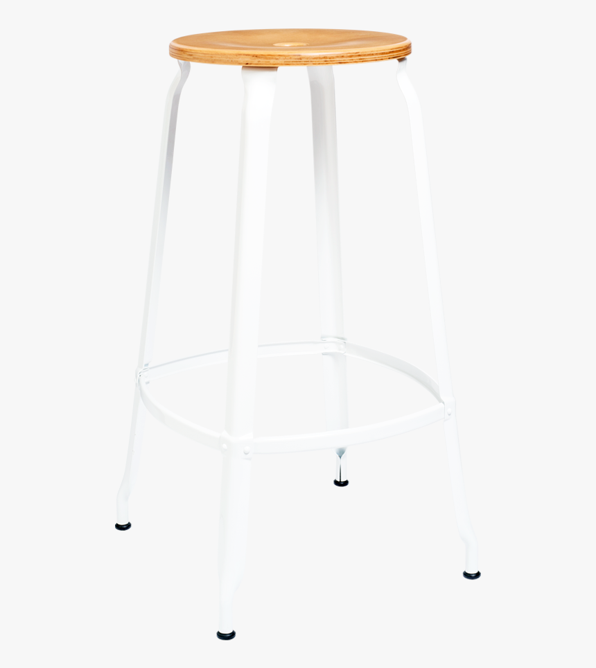Nicolle Stool Wooden Seat 75cm - Bar Stool, HD Png Download, Free Download
