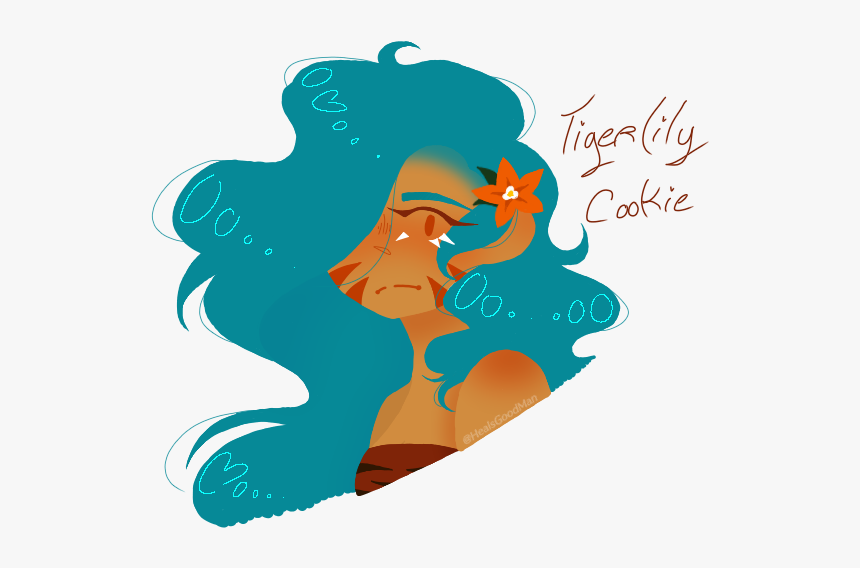 Tiger Lily Cookie - Illustration, HD Png Download, Free Download