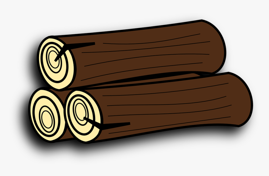 Firewood, Tree, Trunk, Logs, Timber, Stack, Fuel - Log Clipart, HD Png Download, Free Download