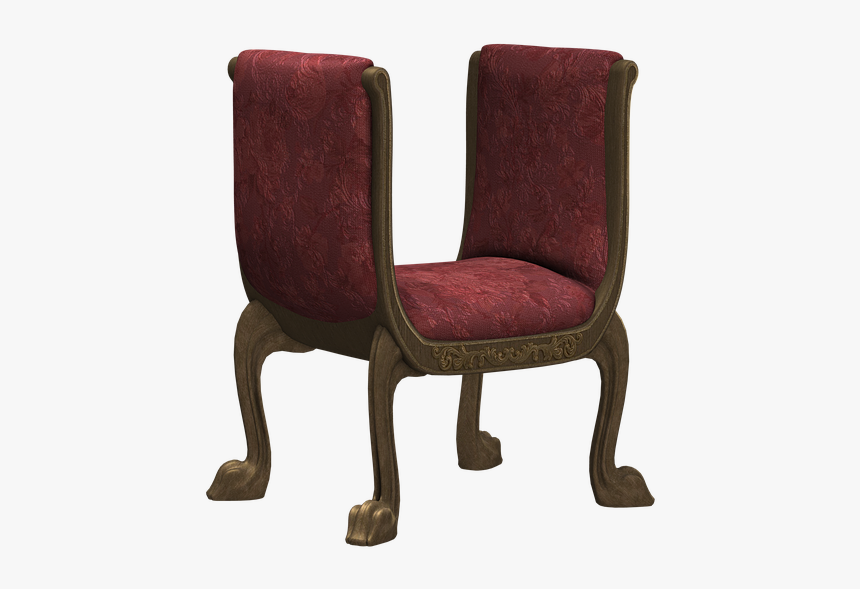 Bank, Stool, Chair, Wood, Upholstery, Upholstered - Upholstery, HD Png Download, Free Download