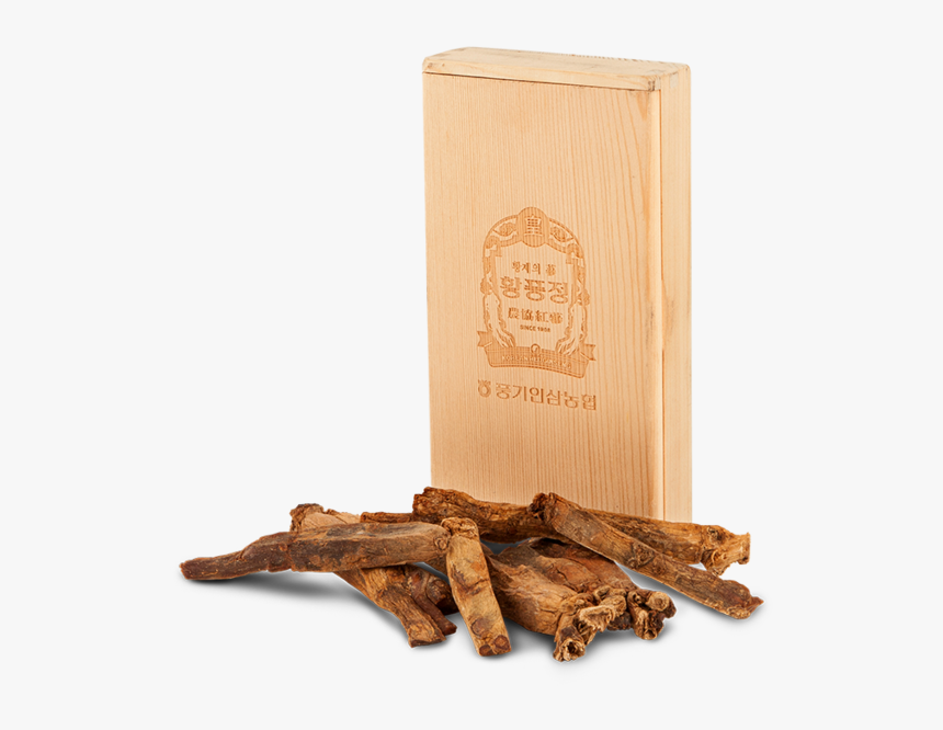 Korean Red Ginseng Root - Wood, HD Png Download, Free Download