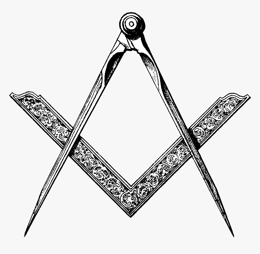 Masonry Masonic Free Stock Image - Square And Compass, HD Png Download, Free Download