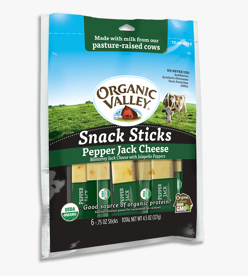 Organic Valley Pepper Jack Cheese Sticks, HD Png Download, Free Download