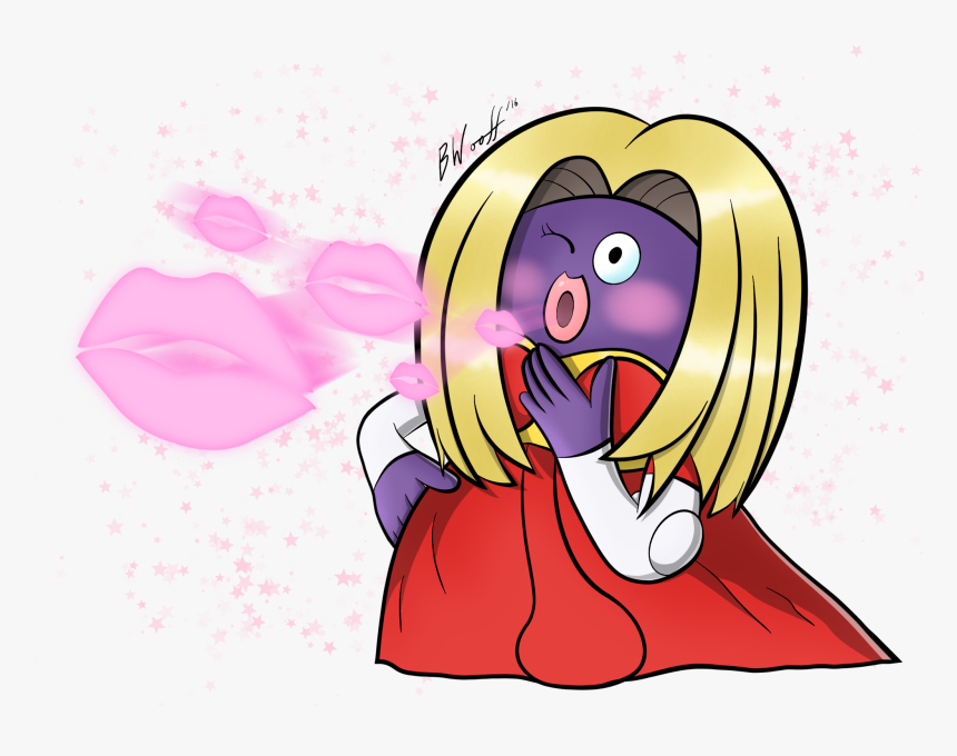 Transparent Kiss Clip Art - Jynx Pokemon Fan Art, HD Png Download, Free Download